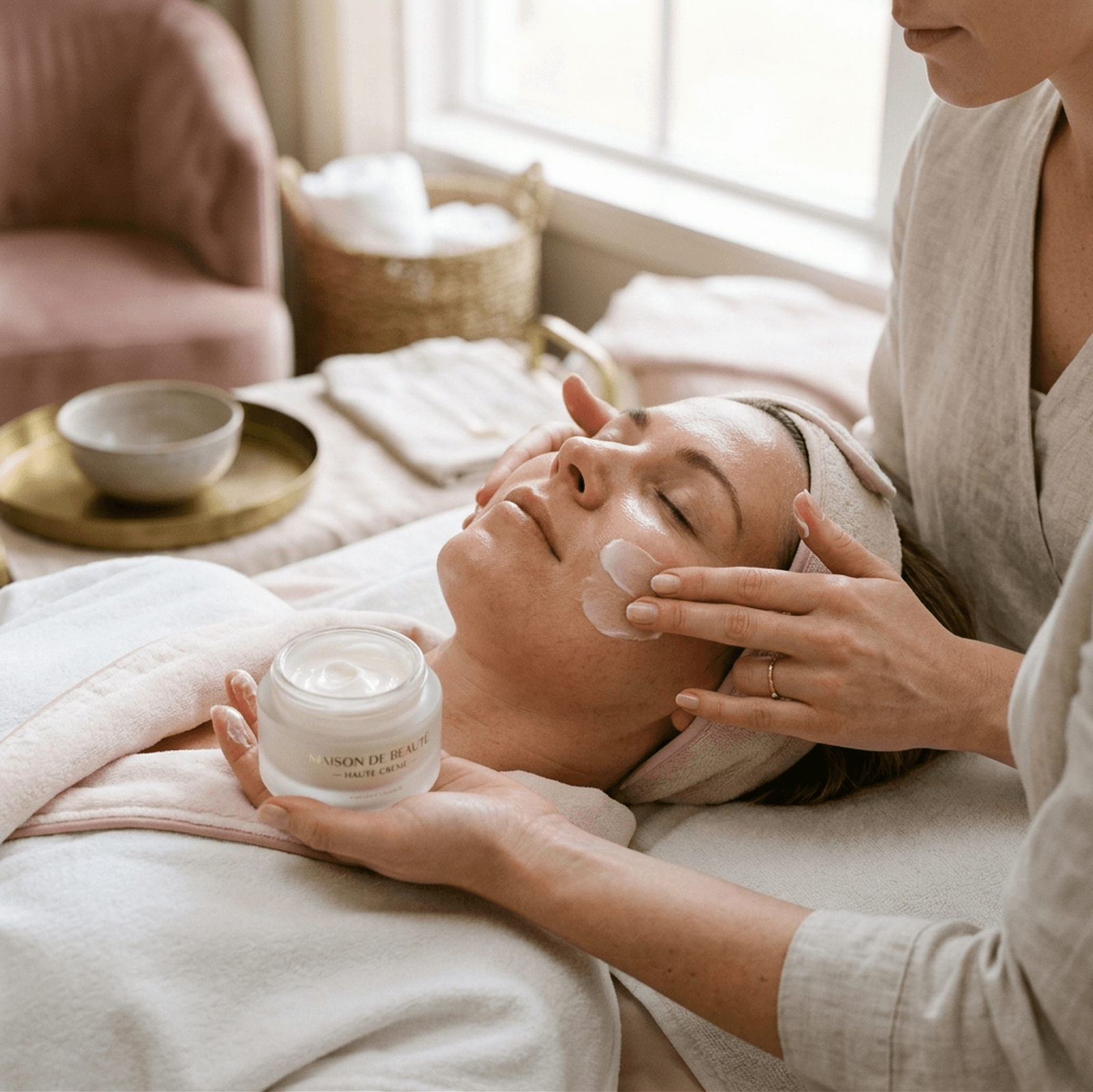 Nanášení přípravků Eberlin Biocosmetics při základním ošetření pleti Equilibrium